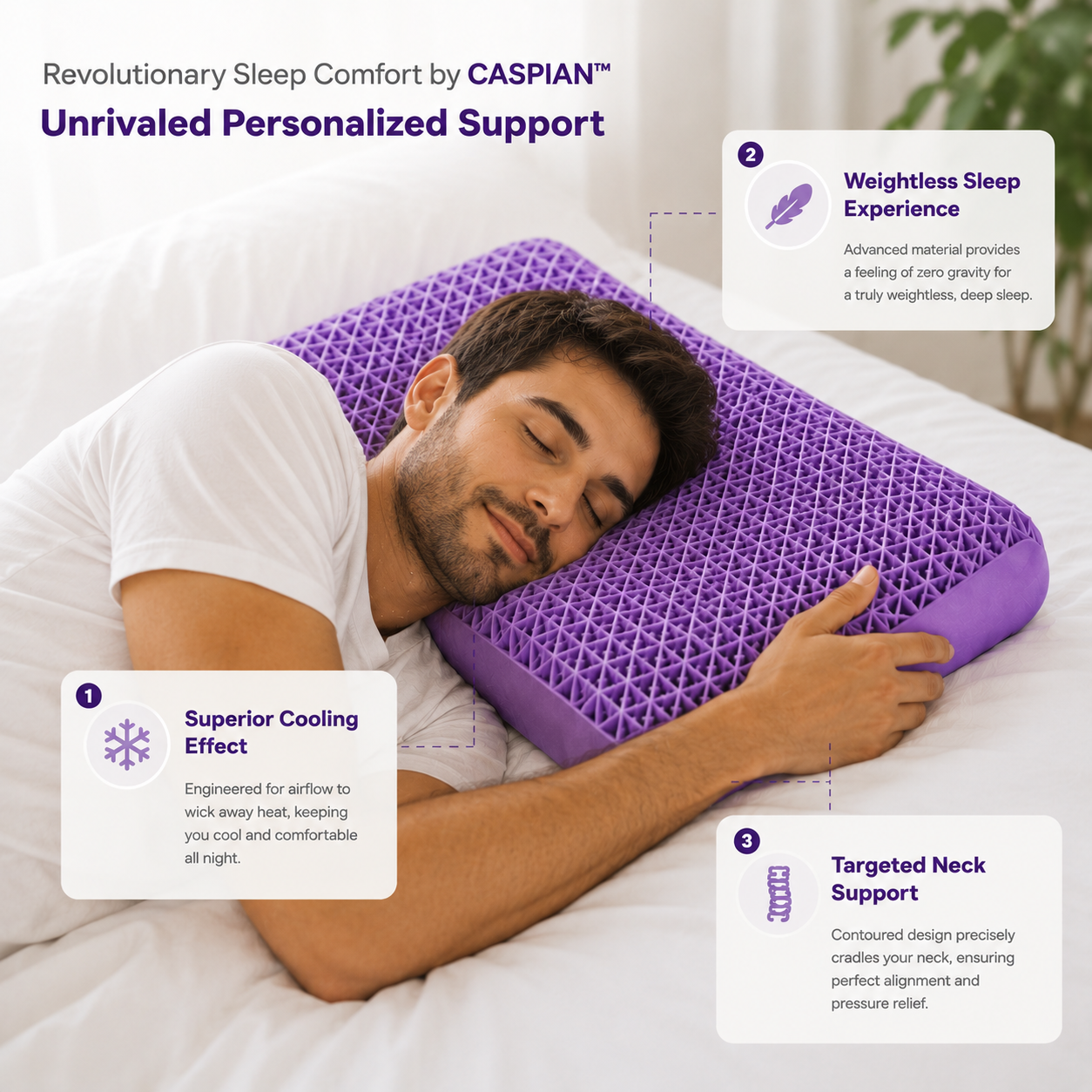 CASPIAN™ Sleep Pillow